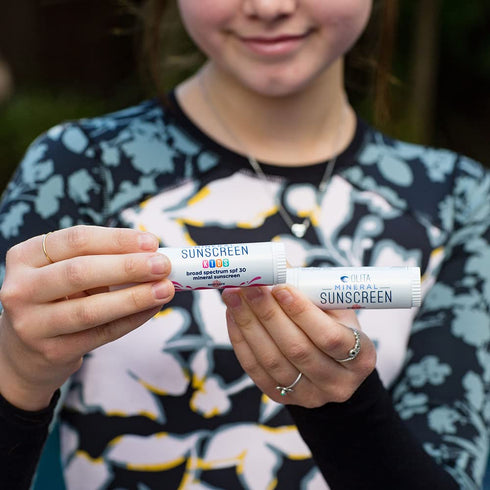 Olita Mineral Sunstick SPF 30 Sunscreen for Kids - Fragrance Free, 0.6 oz, Broad Spectrum, Chemical Free, Reef Safe