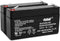 Casil 6V 1.3Ah Replacement Battery, Compatible with GE 600-1054-95R, 2 Pack