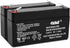 Casil 6V 1.3Ah Replacement Battery, Compatible with GE 600-1054-95R, 2 Pack