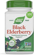 Natures Way Black Elderberry Capsules, Traditional Immune Support Supplement with Elderberry and