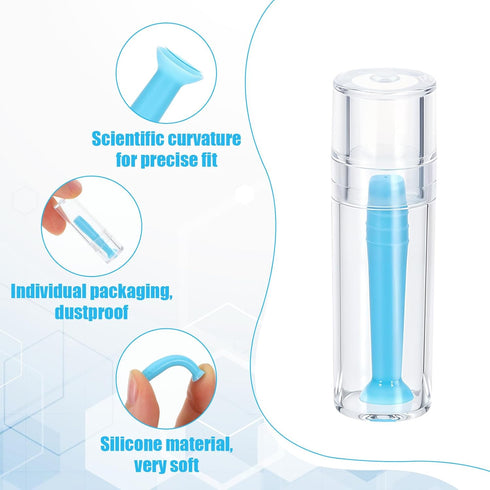 JIEYAO 6Pcs Contact Lens Remover Tool, Hard Contact Lens Plunger Silicone Eye Suction Cup Scleral Lenses Removal Tool