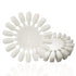 Honbay 20PCS Plastic 18 Tips False Nail Swatches Wheels for Nail Art Color Polish Display