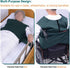 QNZKIOXV Sturdy Chest Restraint Band for Seniors with Dementia, Vest Restraint Suit for Bed or Wheelchair