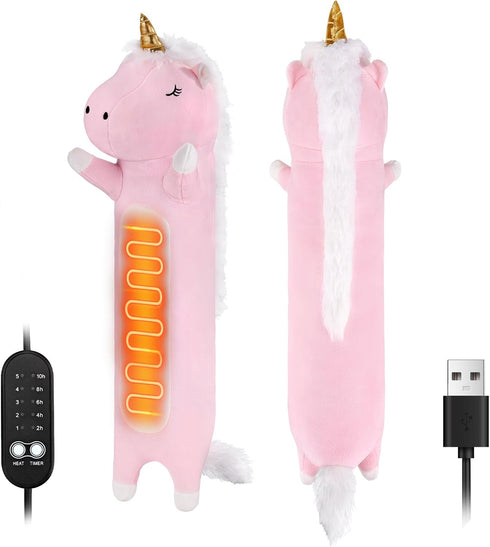 Unicorn Heating Pad for Period Cramps Menstrual Pain Relief, Portable Electric Heat