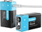 Kratax USB Rechargeable 9V Lithium Batteries (2 Pack) - 760mA / 6840mWh with Quick Charge Cable