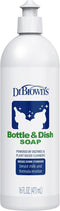 Dr. Brown's Bottle & Dish Soap, Fragrance-Free, 16 fl oz, Plant-Derived