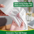 Hommaly 200 pcs Small Clear Trash Bags, 2.6 Gallon Strong Garbage Bags, Unscented Mini Plastic Liners for Office, Fit