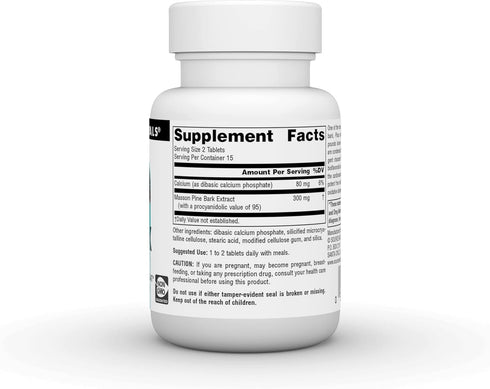 Source Naturals Pine Bark Extract, 150mg, 30 Tablets