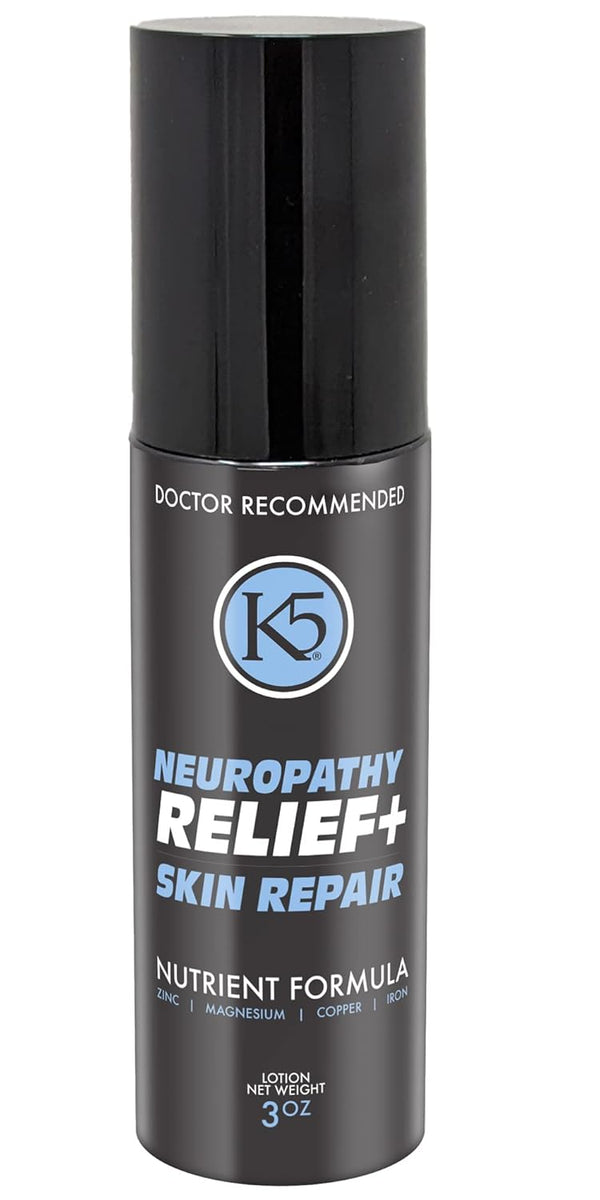 K5 Neuropathy Relief & Skin Healing Cream Doctor Recommended for Feet, Legs