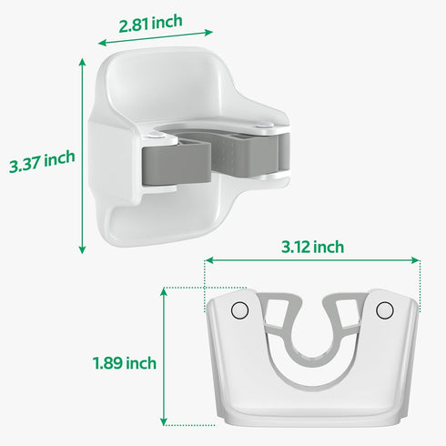5 Pack Broom Holder Wall Mount, No Drilling Self Adhesive Mop Grippers, Dustpan and Broom Organizer