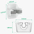 5 Pack Broom Holder Wall Mount, No Drilling Self Adhesive Mop Grippers, Dustpan and Broom Organizer