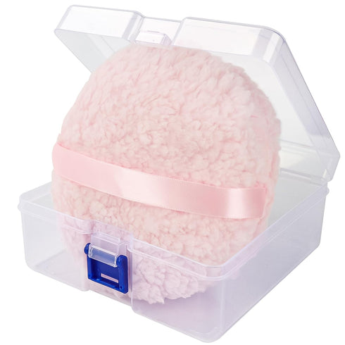 WSYUB Powder Puff - 6’’ Body Powder Puff and Container, Extra Large Applicator for Women’s Face Powder