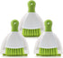 Small Broom and Dustpan Set - Dust Pan Broom Brush, Mini Dustpan and Brush for Home Cleaning (Green, 3PCS)