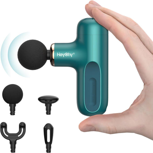 HEYCHY Super Mini Massage Gun, Percussion Deep Tissues Muscle Massager, Compact Sports