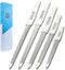 SMI 5 Pcs Solingen Germany Sapphire Metal Nail File Set, Double Sided Professional Manicure Pedicure Kit
