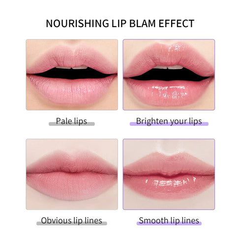 KISSIO Honey and Cherry Lip Mask Set, Repair Lips Day and Night, Hydrating Lip Balm, 2 pcs