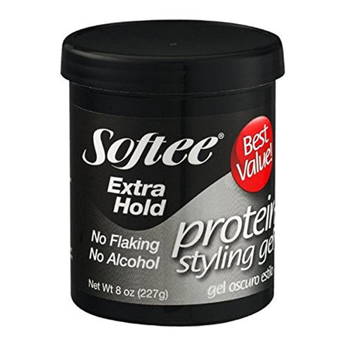 Softee Extra Hold Protein Styling Gel, 8 oz