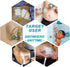 Hola Health 25 9"x9" Pcs Waterproof Shower Cover with Non-Stick Center Pad for Large Port Surgery Incisions Protector