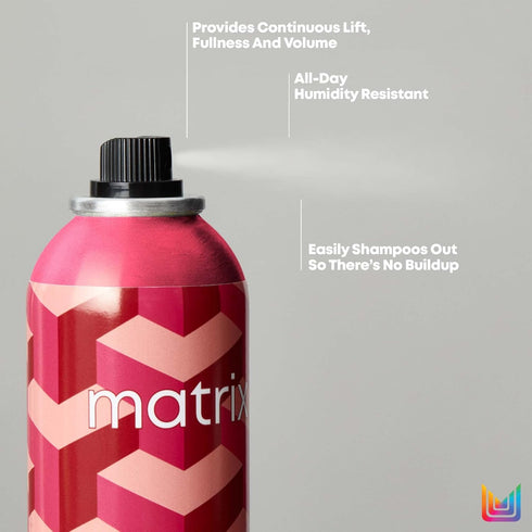 Matrix Styling Fixer Hairspray, Flake-Free Lift & Volume, Flexible Hold for All Hair Types, 11.1 Oz