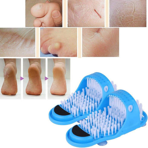 LUITON 2 Pack Foot Scrubber Massager, Shower Spa Cleaner Brush for Exfoliating Foot