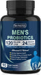 Probiotics for Men, 120 Billion CFUs, 90 Capsules with Digestive Enzymes & Prebiotics for Gut & Prostate Health