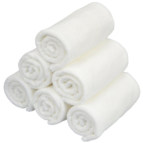 HOPESHINE Facial Cleaning Wipes: Makeup Removing Cloths, Fast Drying Face Wash Towels, 6 Pack (12 x 12 Inch)