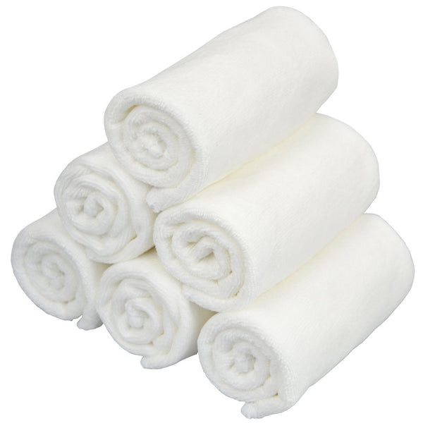 HOPESHINE Facial Cleaning Wipes: Makeup Removing Cloths, Fast Drying Face Wash Towels, 6 Pack (12 x 12 Inch)