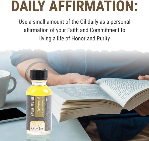 Oil Of Joy 1oz Spikenard Anointing Oil Glass Bottle for Prayers