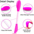 5PCS Silicone Face Scrubber Set, Lip Scrub Brush and Cleansing Brush for Men Women, Exfoliating Face Tool