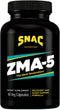 SNAC ZMA-5 Sleep Aid Supplement, 90 Veggie Capsules for Muscle Recovery, Immune Support & Restorative Sleep with Zinc,