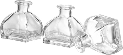 Veemoon Essential Oil Diffuser Bottles Set of 3 Fragrance Release Glass Jars