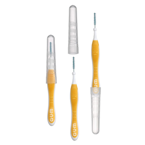 GUM Proxabrush Go-Betweens, Ultra Tight Interdental Brushes for Plaque Removal, 10ct (4Pk)