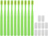 plplaaoo 10pcs V-Shaped Orthodontic Toothbrushes for Braces, Soft Bristle Toothbrush for Kids Adults