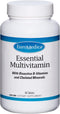 Euromedica Essential Multivitamin - 60 Tablets with Bioactive B Vitamins, Vitamin E, D3 & Chelated Minerals