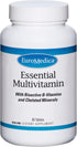 Euromedica Essential Multivitamin - 60 Tablets with Bioactive B Vitamins, Vitamin E, D3 & Chelated Minerals