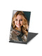 Portable Folding Mirror, Ultra-Slim Durable Makeup Tabletop Mirror for Travel, Mini Size, Black, 3.3''