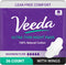 Veeda Natural Cotton Night Pads for Women - Overnight Heavy Flow Absorbent Ultra-Thin Feminine Pads, 36 Count