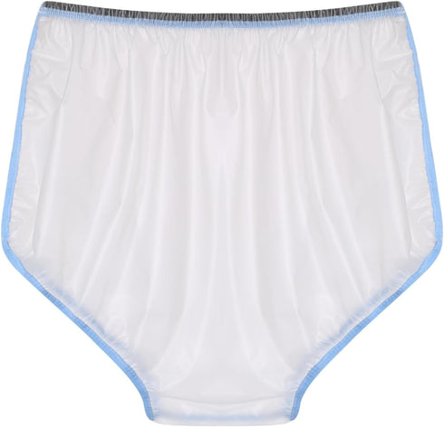 Mufeng Adults Waterproof Sticker Diaper Cover Plastic Briefs Incision Protector for Bathing