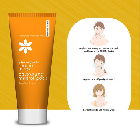Mineral Face Pack with Sandalwood, 3.53 Oz (100g) for Radiant Glow