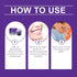WUBLSYAN (50G) Teeth Restoration Mineral Powder, Purple Dental Restoration Mineral Powder, Effective in Strengthening