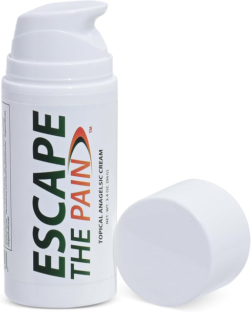 Pain Relief Cream for Joint Soreness, Sports Pain, Muscle Relaxation - Non-Greasy 3.4 oz for Arthritis, Back, Shoulder