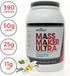 Beverly International Mass Maker Ultra Vanilla, 14 Servings, 3lb, Clean Carbs, Great Taste