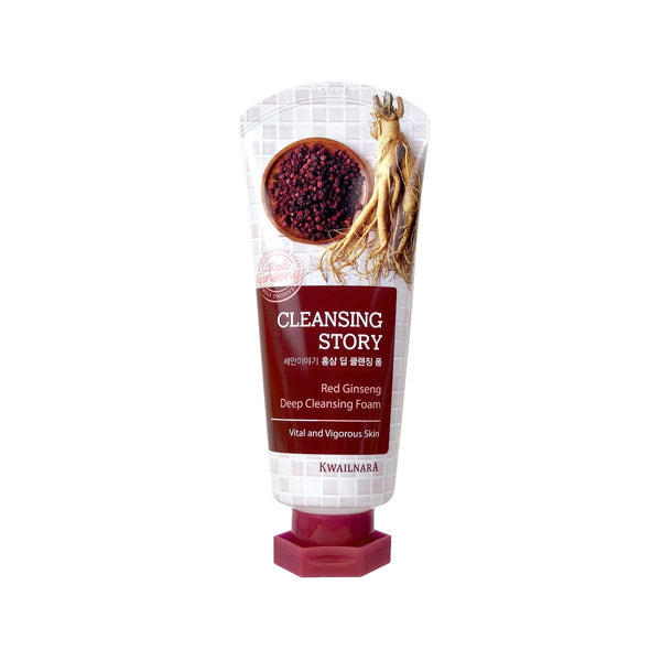 Kwailnara CLEANSING STORY Deep Cleansing Foam, 'RED GINSENG'