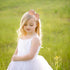 Soft Lace Bowknot Hairband, Bow Headband with Pearl Yarn, Perfect Hair Accessories for Party and Cosplay (Champagne)