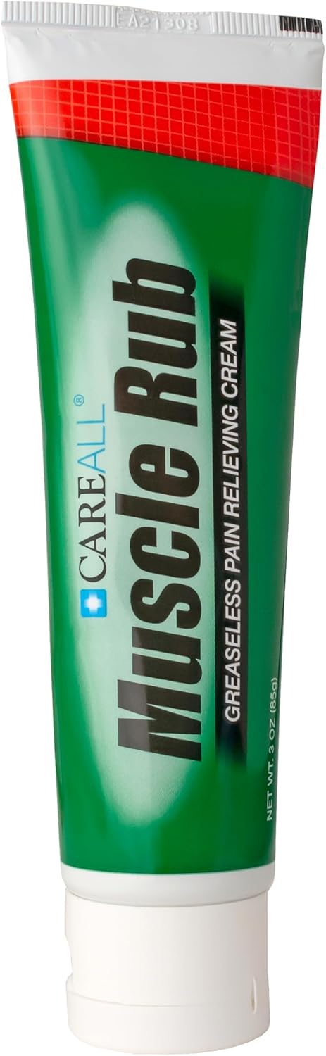 CareAll Muscle Rub Non-Greasy Cream 3.0 oz - Ultra Strength Relief from Minor Aches & Pains in Muscles & Joints
