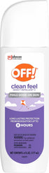 OFF! Clean Feel Insect Repellent Spritz, 20% Picaridin Bug Spray, Long Lasting Protection from Mosquitoes, 6 oz
