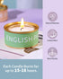 Set, 6-Pack Floral Scented Candles Gift Natural Beeswax with Essential Oils, Holiday Aromatherapy Candles for Christmas