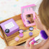 Prim and Pure Mineral Gift Set with Unicorn Mirror, Kids Eyeshadow Makeup Kit, Organic & Natural, Made in USA