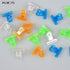 KADS Nail Extension Clips, 5pcs C Curve Pinching Clips, Multi-functional Clamp, 4 Colors for Acrylic Nails