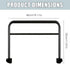 UWEOTYYY Bed Rails for Elderly Adults, Adjustable Metal Adult Bed Guard, Drill-Free Clip-On Safety Rails for Student